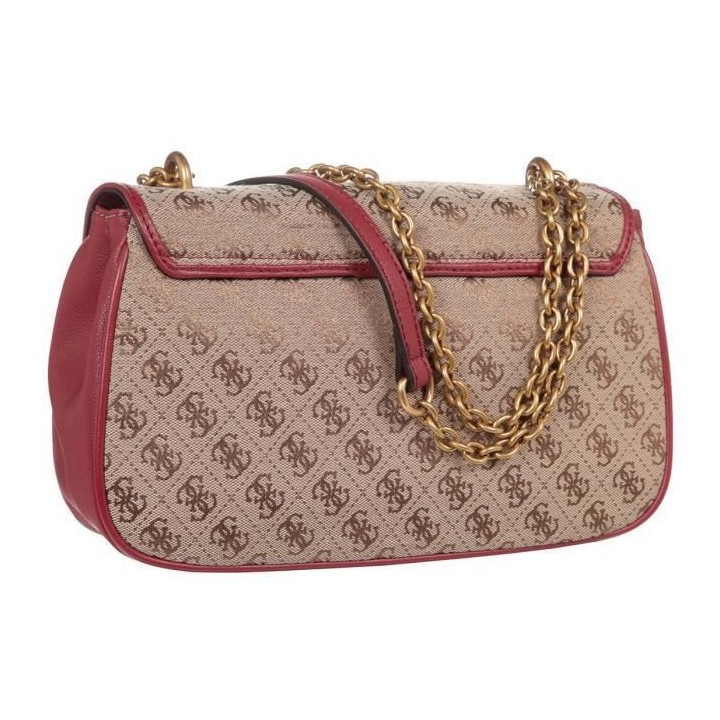 Guess sac femme latte/burgundy