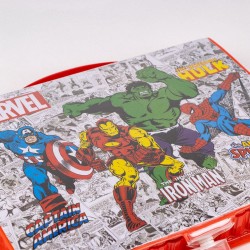 Ensemble de Papeterie Marvel Porte documents Rouge