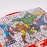 Ensemble de Papeterie Marvel Porte documents Rouge