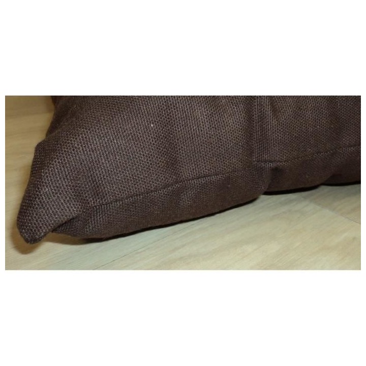 Galette de chaise 8 points 40x40x4 cm CHOCOLAT