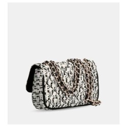 GUESS Sac femme Cessily convertible Noir / blanc