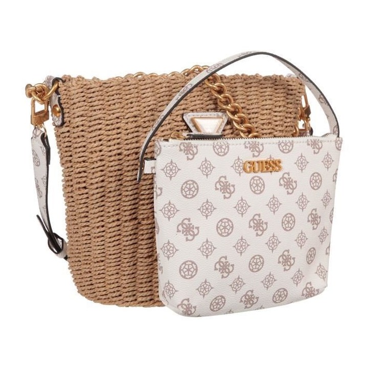 Guess sac femme cream logo