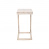 Jeu de 2 tables DKD Home Decor Blanc Marron Bois de manguier 48,3 x 35,5 x 65,4 cm