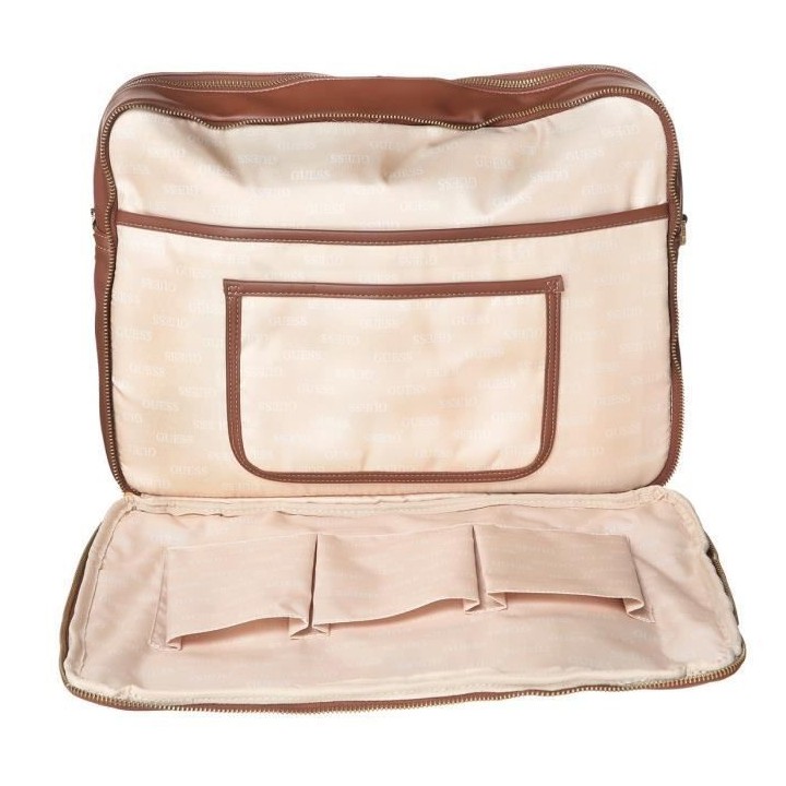 GUESS Sac homme Scala Marron