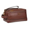 GUESS Sac homme Scala beauty case Marron