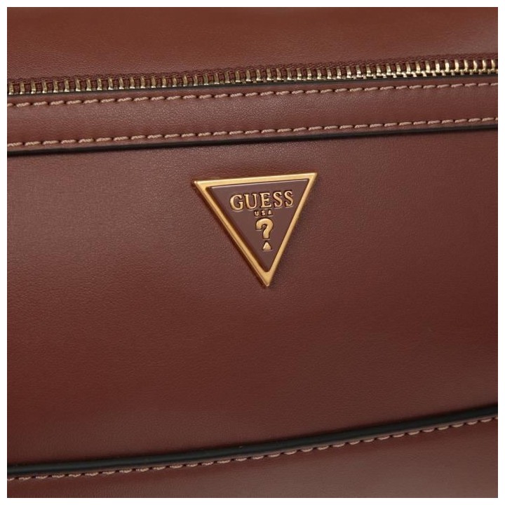 GUESS Sac homme Scala beauty case Marron