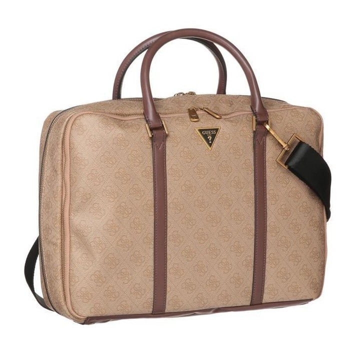 GUESS Sac homme Vezzola Beige / marron