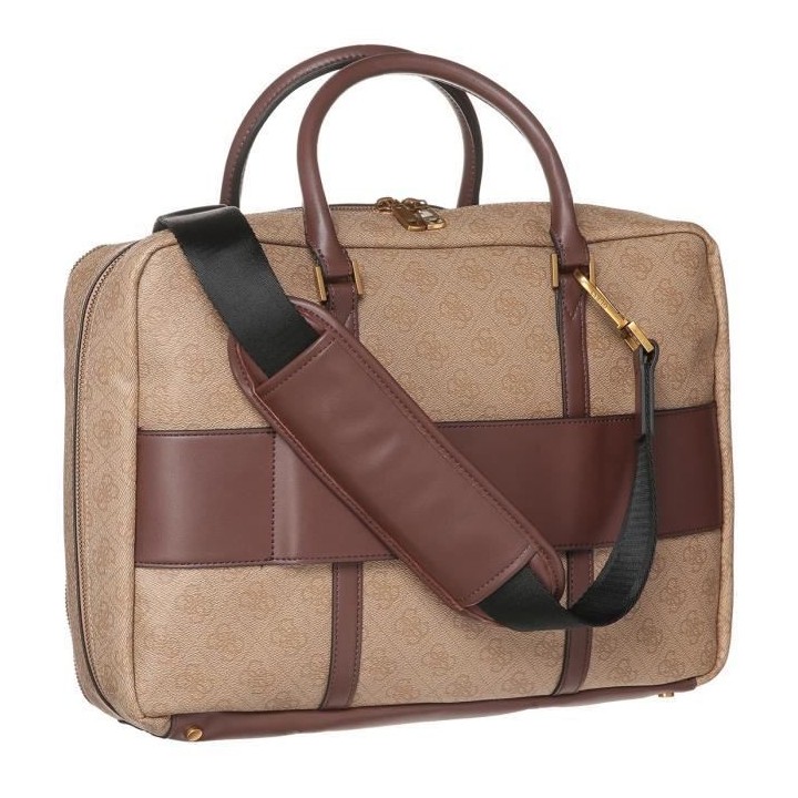 GUESS Sac homme Vezzola Beige / marron
