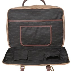 GUESS Sac homme Vezzola Beige / marron