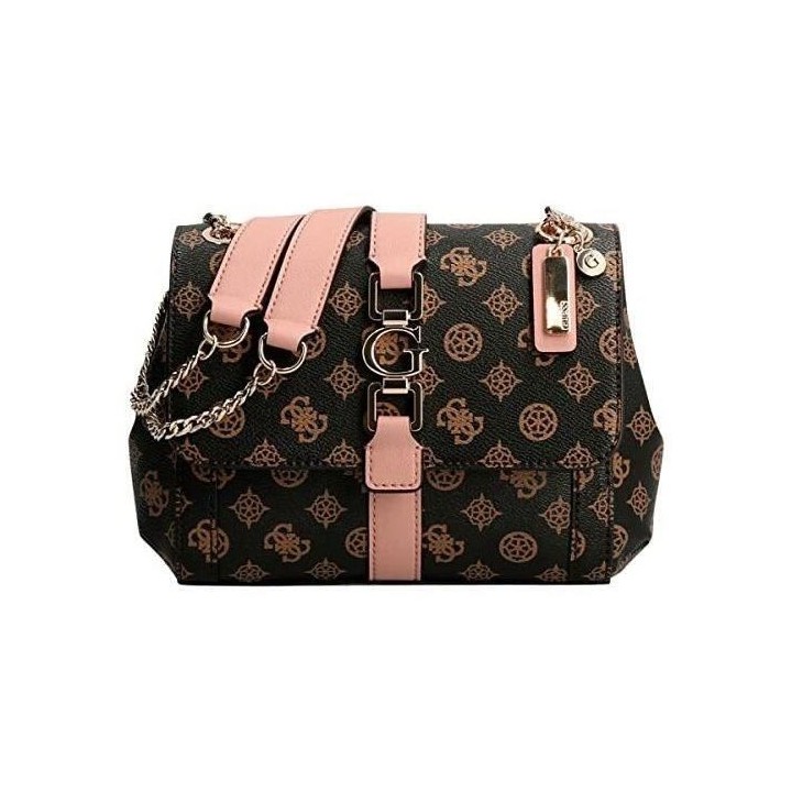 GUESS Sac femme Briana Mocha logo