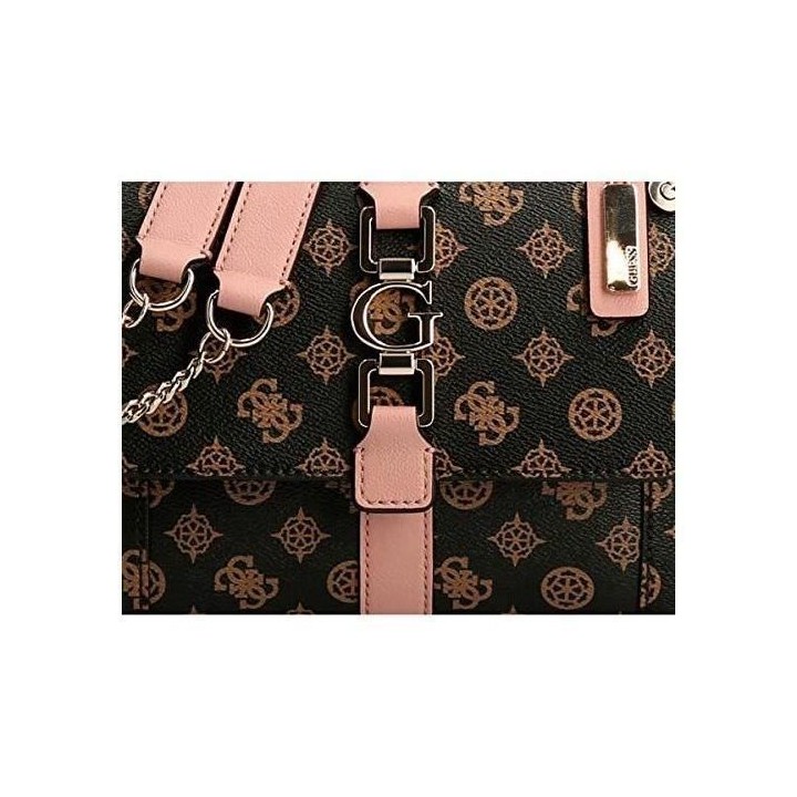 GUESS Sac femme Briana Mocha logo