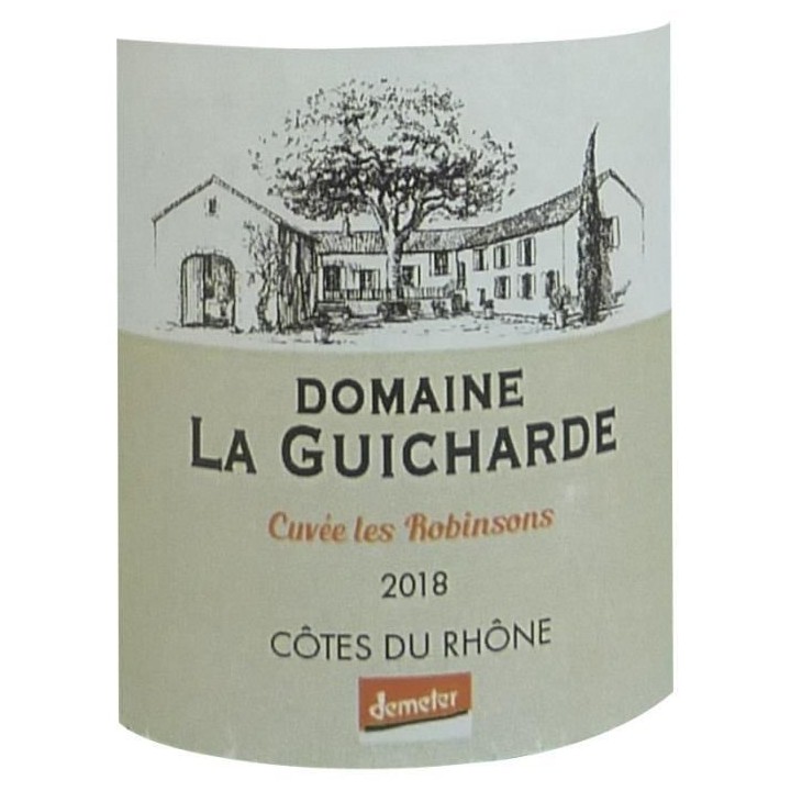 Domaine la Guicharde Cuvée Les Robinsons 2018 Côtes-du-Rhône - Vin