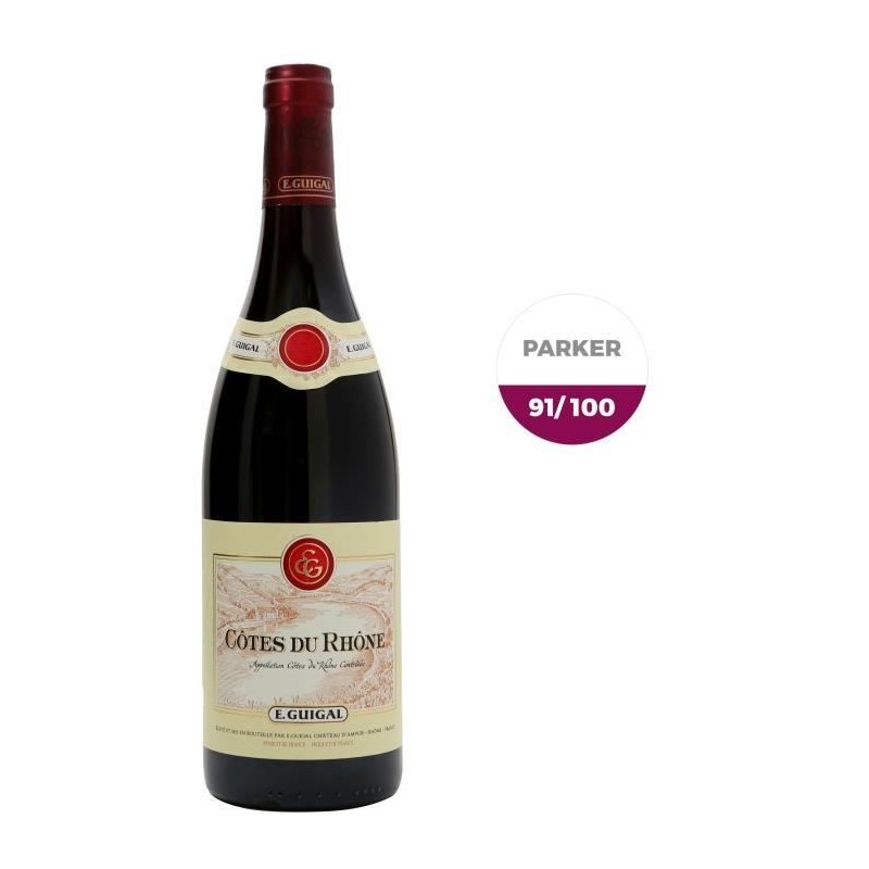 E. Guigal 2018 Côtes-du-Rhône - Vin rouge de la Vallée du Rhône