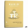 Cahier de maths Rubio Nº2 A5 Espagnol 20 Volets (10 Unités)