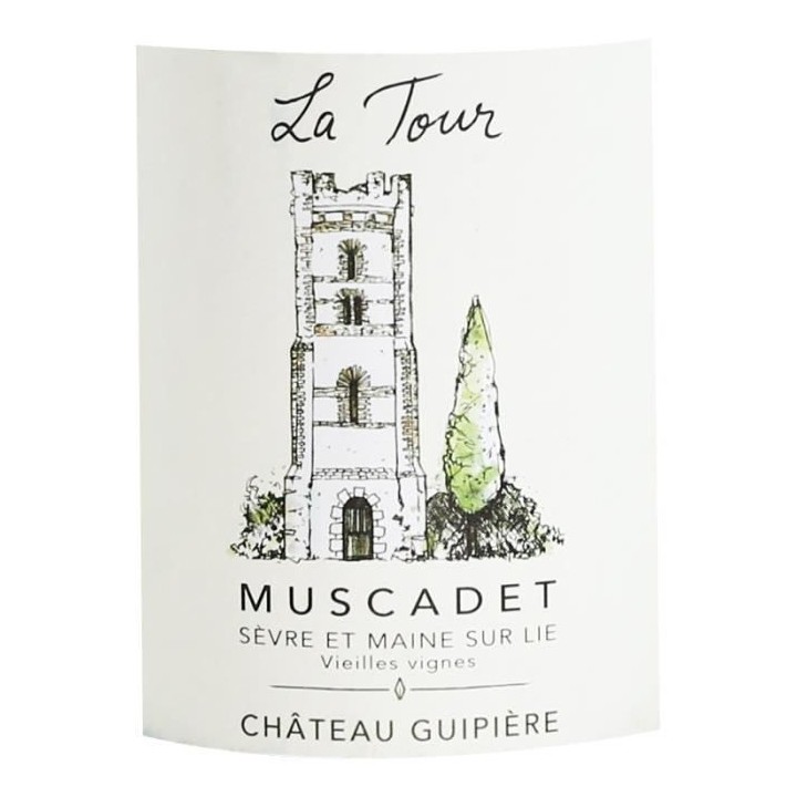 Château Guipiere La Tour 2018 Muscadet Sevre et Maine sur Lie - Vin