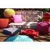 Coussin de sol Grand Format 100% Coton 60x60x15 cm MOUTARDE