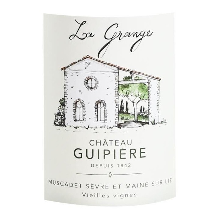 Château Guipiere La Grange 2018 Muscadet Sevre et Maine sur Lie - Vi