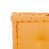 Coussin de sol Grand Format 100% Coton 60x60x15 cm MOUTARDE