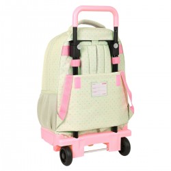 Cartable à roulettes Glow Lab Magic flow Beige 33 X 45 X 22 cm