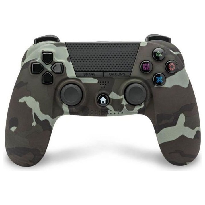 Manette Bluetooth Camouflage Under Control avec Prise Casque pour PS4