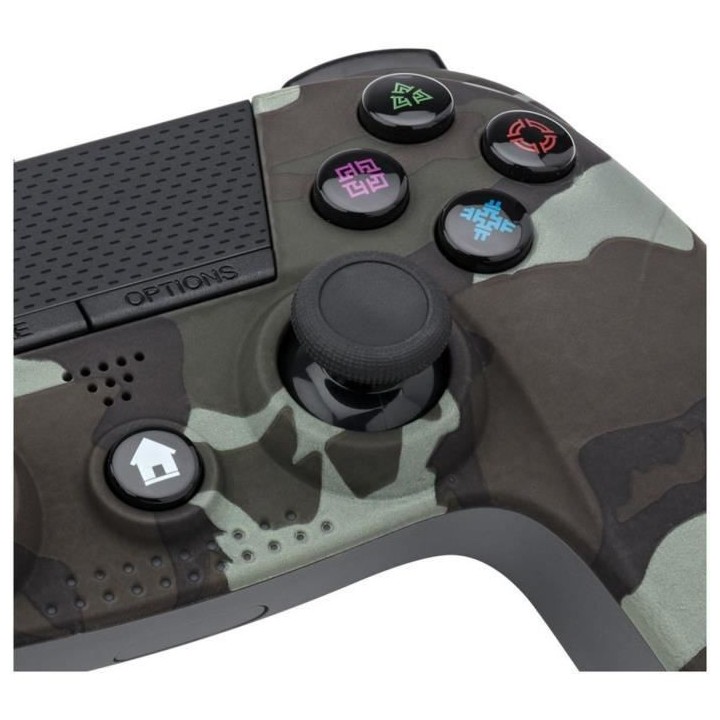 Manette Bluetooth Camouflage Under Control avec Prise Casque pour PS4