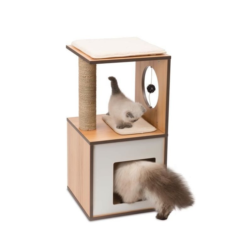 Arbre A Chat Vesper V-box Small Naturel H72.5cm