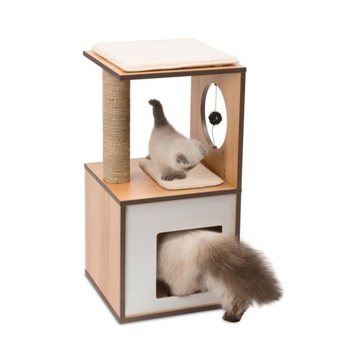 Arbre A Chat Vesper V-box Small Naturel H72.5cm