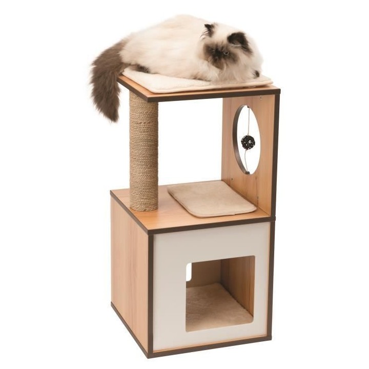 Arbre A Chat Vesper V-box Small Naturel H72.5cm