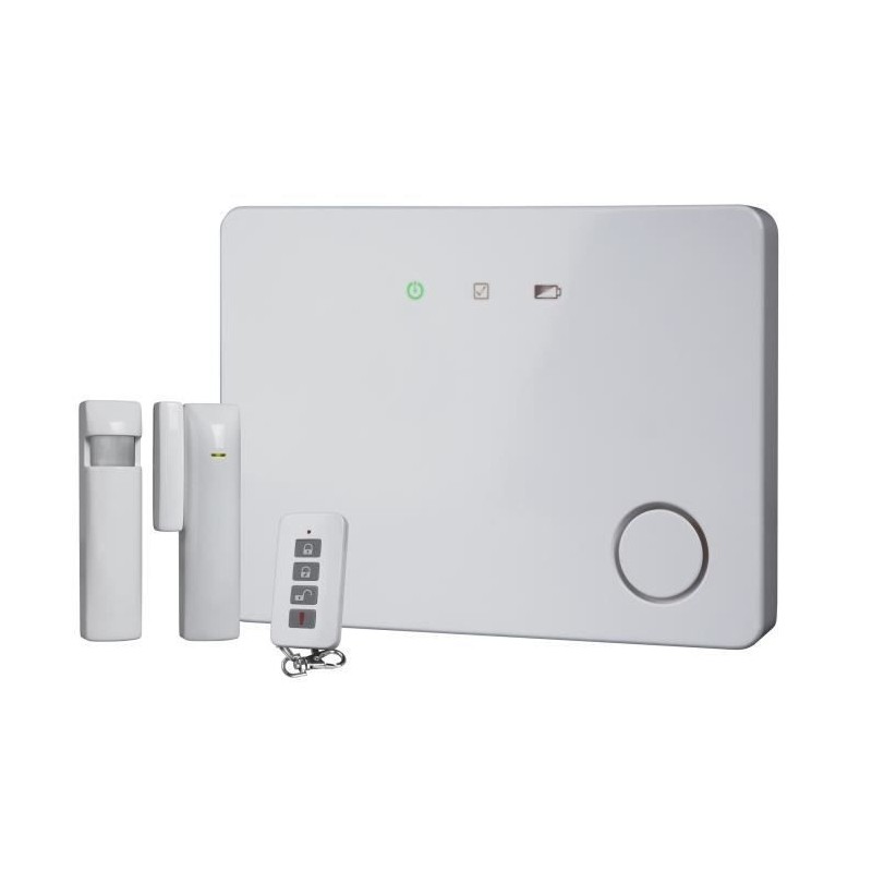 SMARTWARES Pack alarme maison GSM connectée évolutive sans fil HA701IP