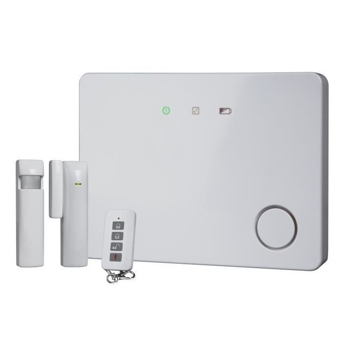 SMARTWARES Pack alarme maison GSM connectée évolutive sans fil HA701