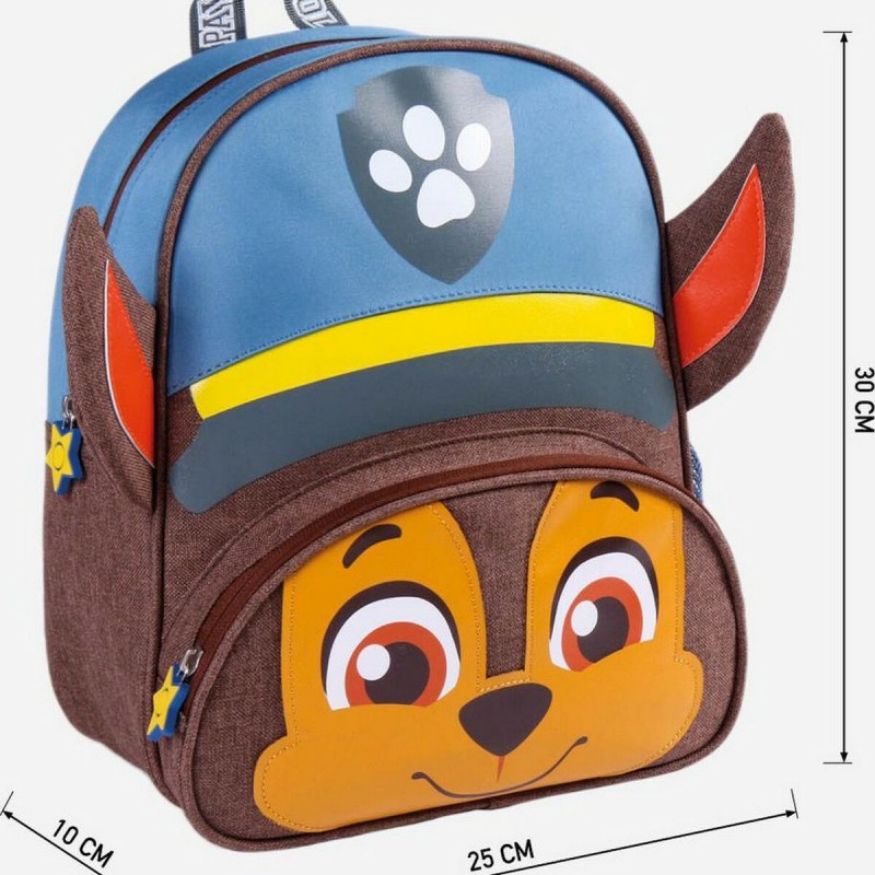 Cartable The Paw Patrol Bleu (25,5 x 30 x 10 cm)