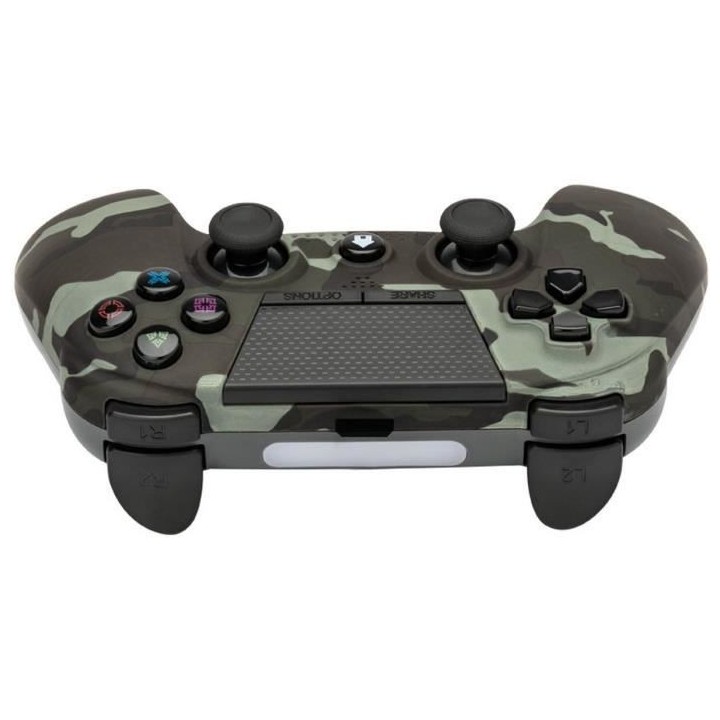 Manette Bluetooth Camouflage Under Control avec Prise Casque pour PS4