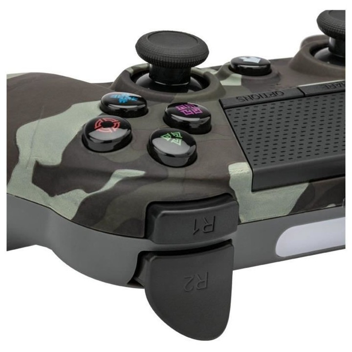 Manette Bluetooth Camouflage Under Control avec Prise Casque pour PS4