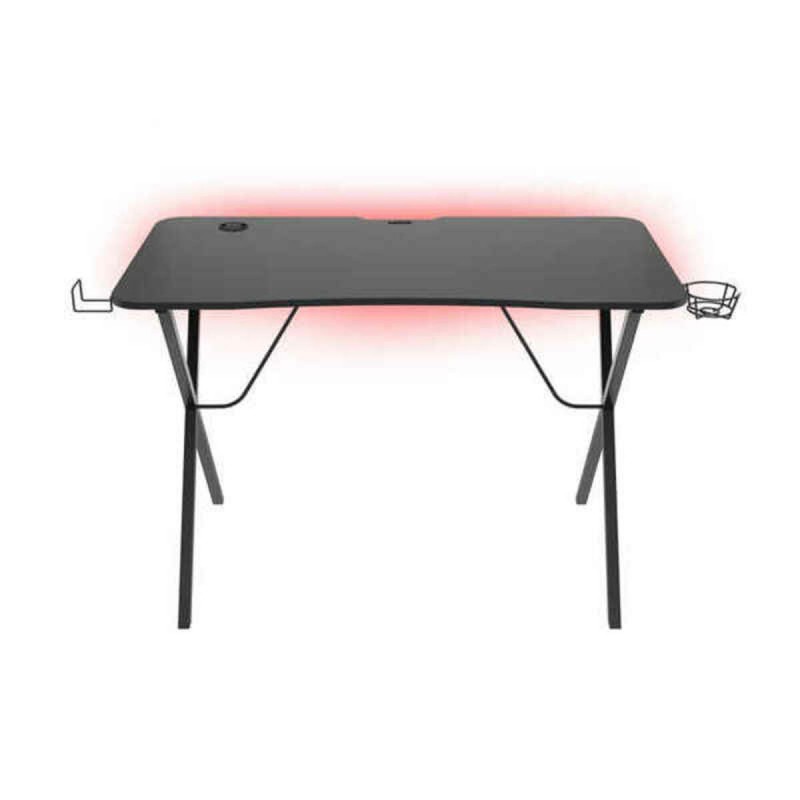 Table Gaming Genesis Holm 200 RGB Noir Acier Bois MDF