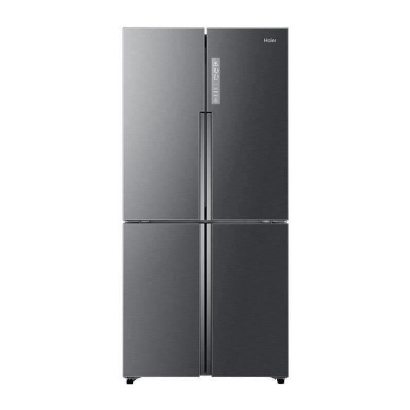 HAIER HTF-458DG6 - Réfrigérateur multi-portes - 456L (316+140) - Froid ventilé - L83.3 x H180.4 - Inox