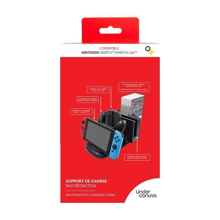 Station de charge 4-1 et Chargeur secteur USB-C UNDER CONTROL - Noir -