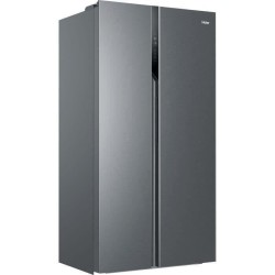 HAIER HSR3918FNPG - Réfrigérateur américain - 504L (337+167) - Froid ventilé - L90,8 x H177.5 cm - Inox