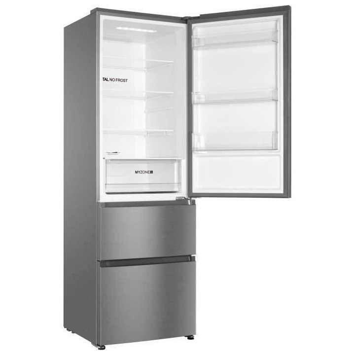 HAIER R3DF512DHJ - Réfrigérateur multi-portes - 330L (233+97) - Froi