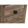 Console DKD Home Decor Noir Brun foncé Métal Sapin Bois Recyclé 120 x 34,5 x 85 cm