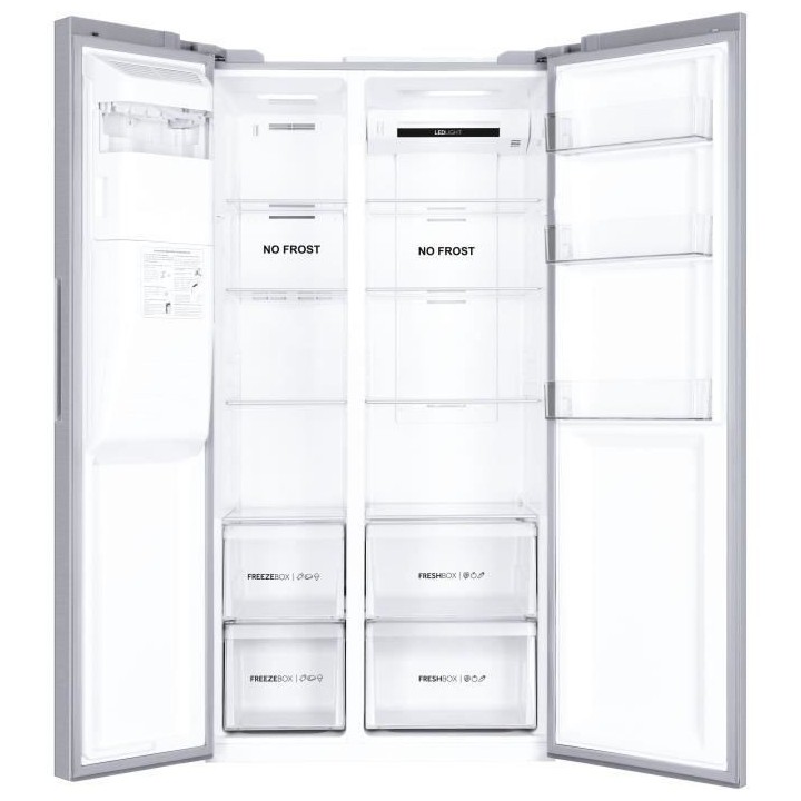 HAIER HSOGPIF9183 - Réfrigérateur américain 515L (337+178L) - Froid