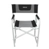 Fauteuil Director Caravaning - Aluminium - Noir chiné