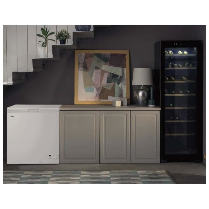 HAIER HCE203RAAE - Congélateur coffre - 203L - Froid statique - L94 x