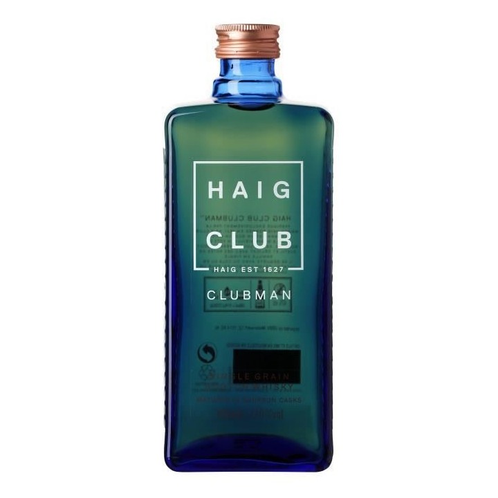 Whisky Haig Club Clubman - Single Grain Whisky - Ecosse - 40%vol - 70c