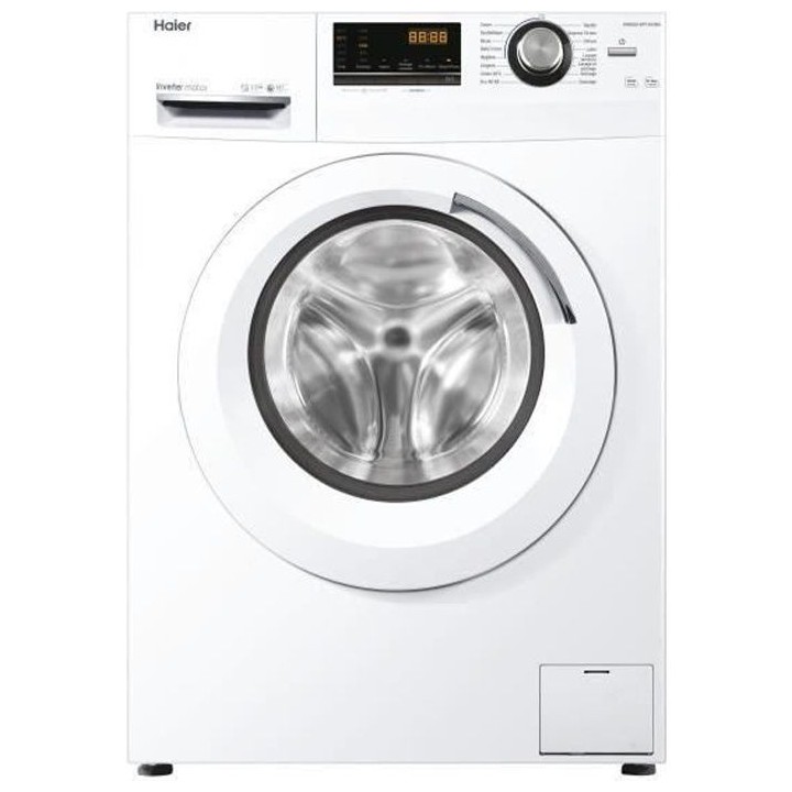 Lave-linge séchant HAIER HWD80-BP14636NFR - 8 / 5 kg - Induction - Va