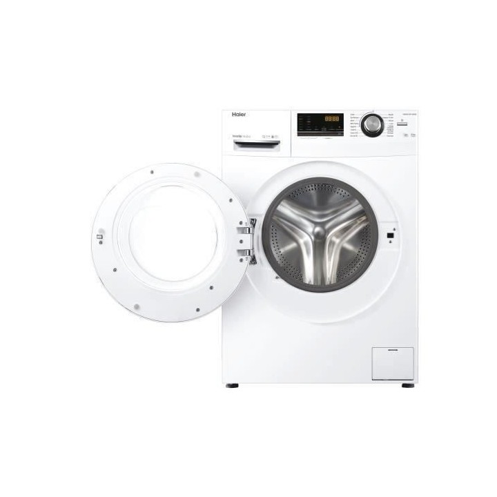 Lave-linge séchant HAIER HWD80-BP14636NFR - 8 / 5 kg - Induction - Va