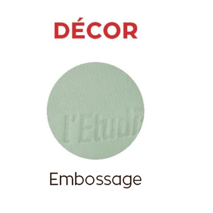 Fourre-tout Rond L'Etudiant Cuir Pastel Assortis