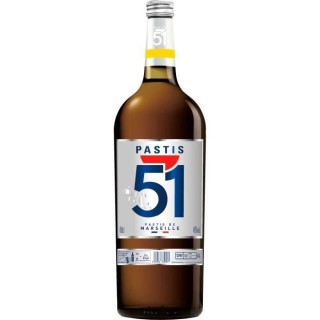 Pastis 51 - Apéritif anisé - Pastis de Marseille - 45,0% Vol. - 450c