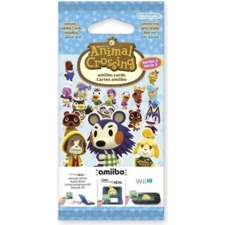 Cartes Amiibo - Animal Crossing Série 3 • Contient 3 cartes dont 1