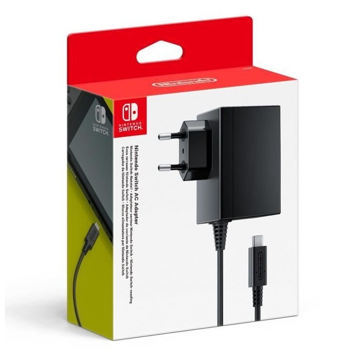 Adaptateur Secteur pour Nintendo Switch