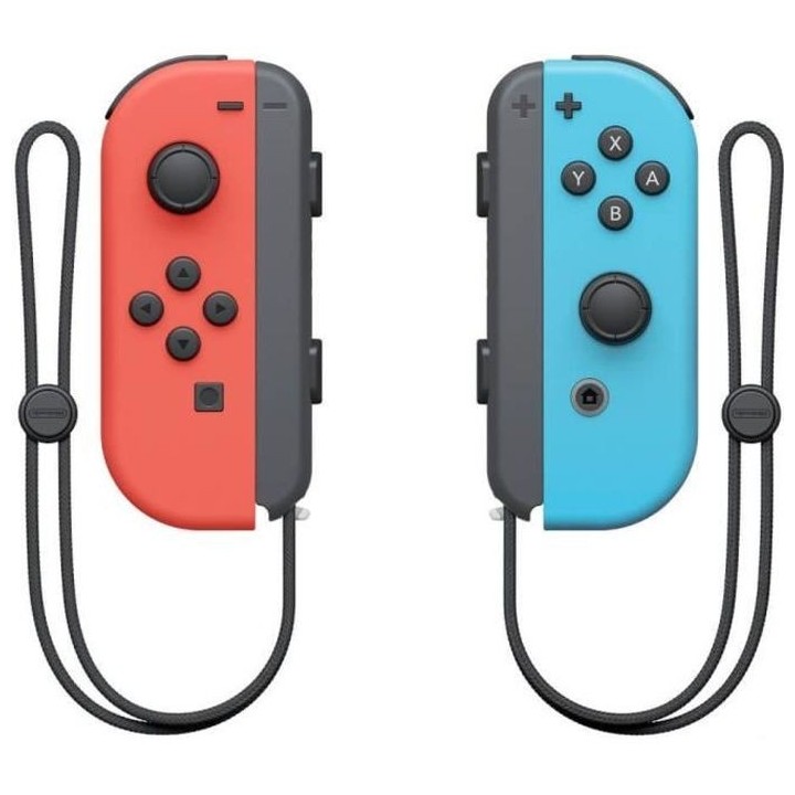 Paire de manettes Joy-Con Rouge Néon & Bleu Néon pour Nintendo Switc